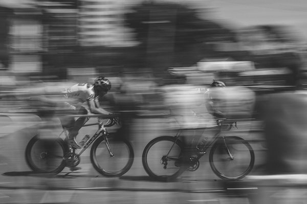 cyclists racing