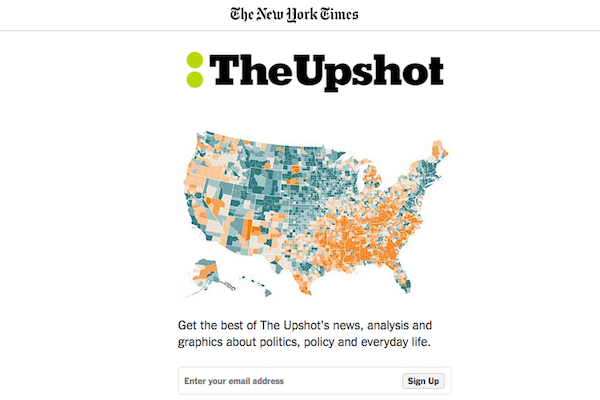 New York Times Upshot newsletter